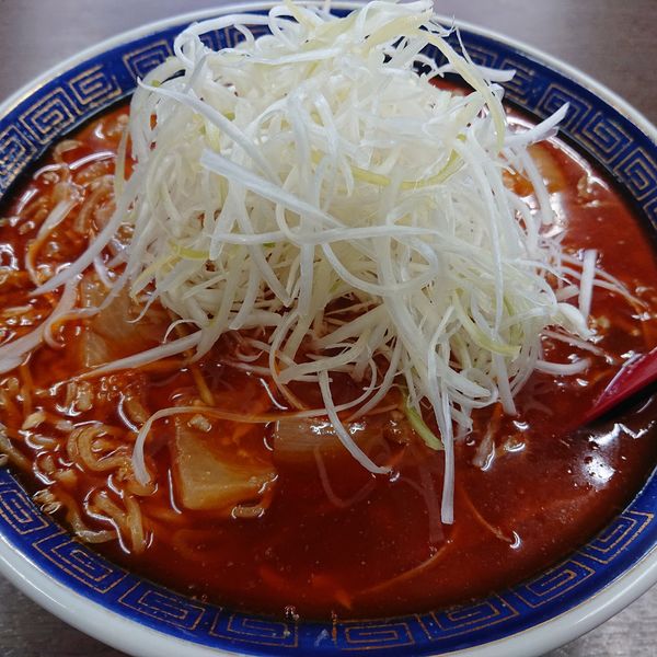 「タンタンメン中辛940円、半ライス110円」@江ざわの写真