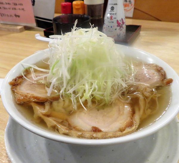「ねぎ（840円）」@喜多方ラーメン 中田の写真