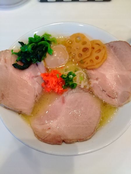 「特製濃厚塩そば」@麺や 彩～iro～の写真