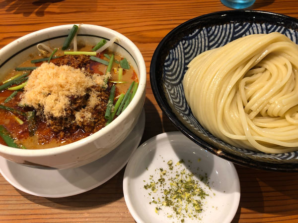 「つけそば辛胡麻1000円」@麺 一直の写真