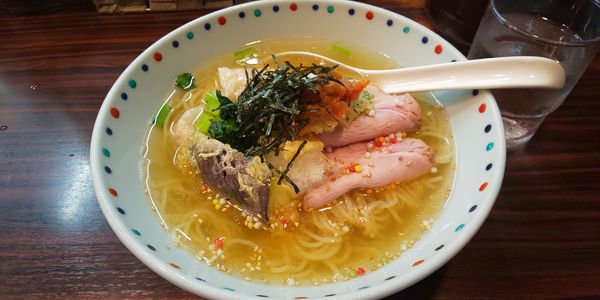 「冷やし鰹梅塩ら～麺(限定)」@らー麺 あけどやの写真