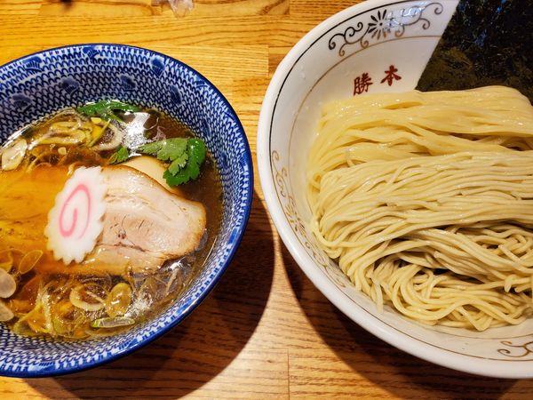 「味玉清湯つけそば」@つけそば 神田勝本の写真