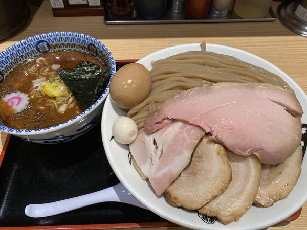 「濃厚特製つけ麺(特)」@松戸富田麺業 千葉駅構内店の写真
