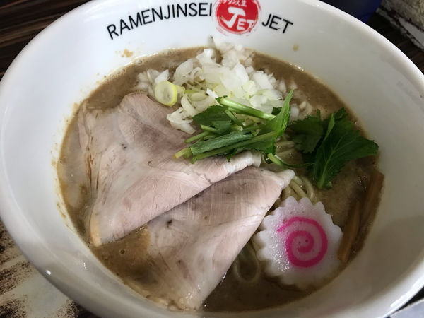 「鶏軍、暁の出撃(950円)」@ラーメン人生 JET 福島本店の写真