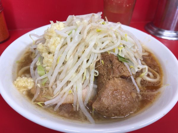 「小ラーメン半分」@ラーメン二郎 大宮公園駅前店の写真