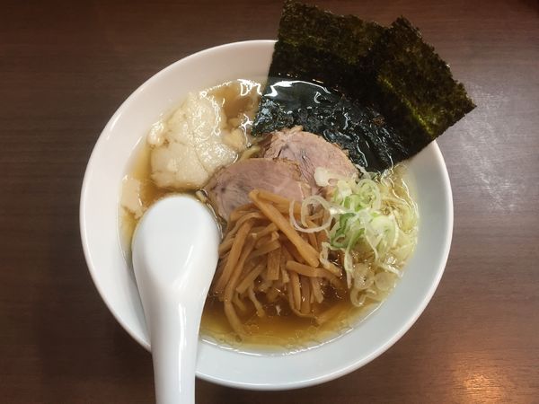 「中華そば（並）背脂」@煮干し中華そば 山形屋の写真