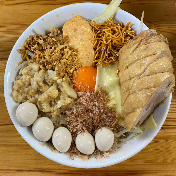 「まぜそば(中)」@ハイマウントの写真