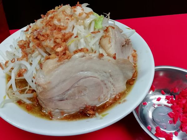 「ラーメン（並）+カレー」@ラーメンハイキックの写真
