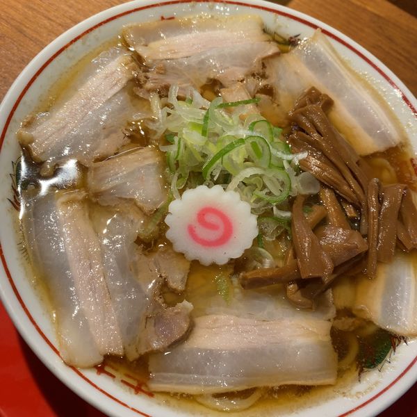 「肉煮干し中華そば800円」@肉煮干し中華そば さいころの写真
