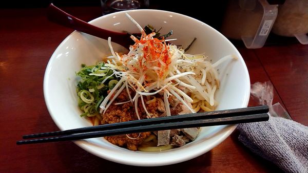 「汁無し担々麺(大盛)」@虎虎の写真