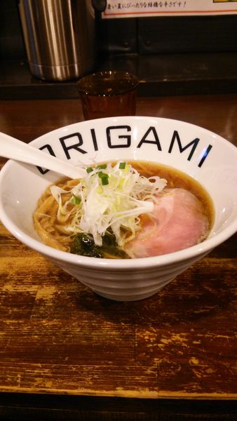 「醤油らーめん」@麺屋 ORIGAMIの写真