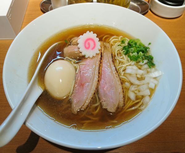 「味玉鴨清湯煮干(醤油)」@麺屋 上々の写真