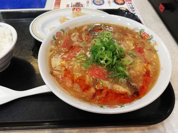「酸辣湯麺　期間気亭」@餃子の王将 本川越店の写真