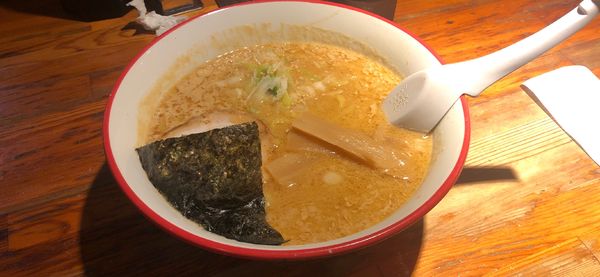 「濃厚味噌らーめん」@らーめん たつみ屋の写真