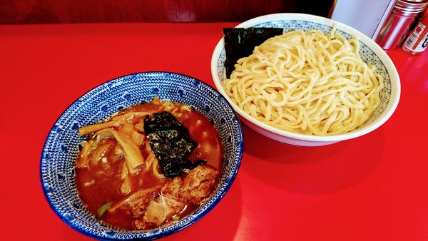 「つけめん(大)+メンマ」@自家製中華そば 勢得の写真