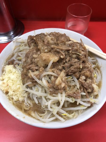 「ラーメン小　油、ニンニク」@ラーメン二郎 松戸駅前店の写真