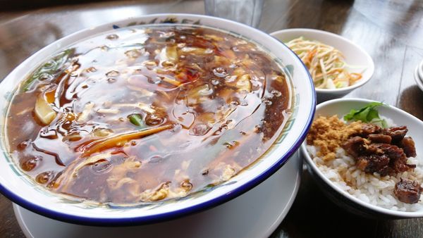 「【昼】酸辣湯麺セット」@青龍門 渋谷センター店の写真