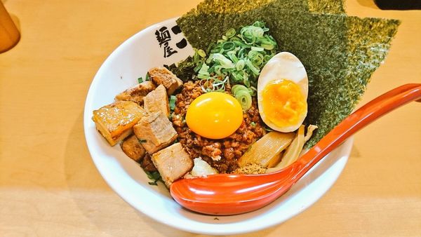 「台湾まぜそば 全部のせ(追い飯付き)」@麺屋こころ 新丸子店の写真