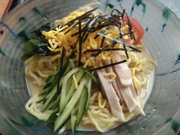 「冷やし中華（ごま）¥750」@お食事処はつかりの写真