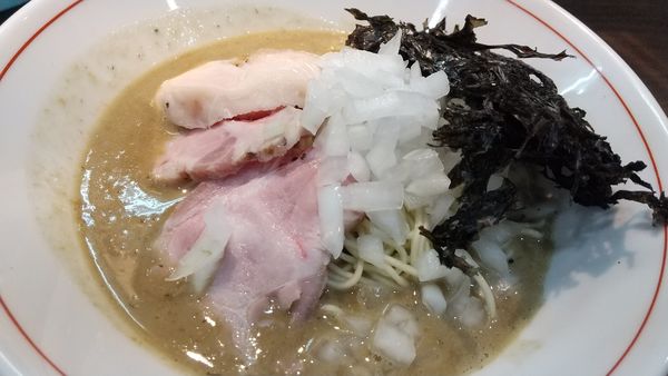 「濃厚煮干しそば＋和え玉」@Noodle&Spice curry 今日の1番の写真