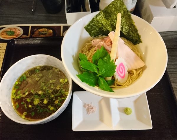 「天草大王と蟹煮干し濃厚昆布水つけ麺」@麺匠えにしの写真