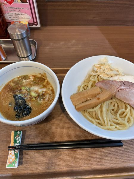 「大山鶏のつけめん」@つけめん さなだの写真