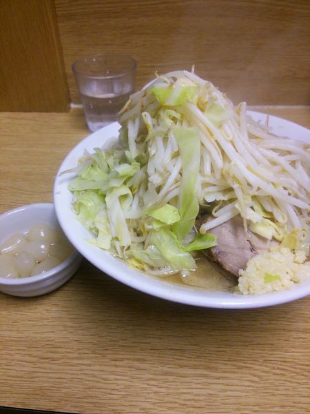 「小らーめん　らっきょう」@ラーメン二郎 栃木街道店の写真