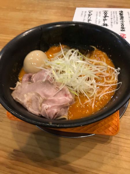 「創作ラーメン　雲丹豚骨ラーメン」@まりお流らーめんの写真