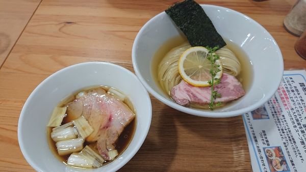 「塩昆布水つけそば」@アメノオトの写真