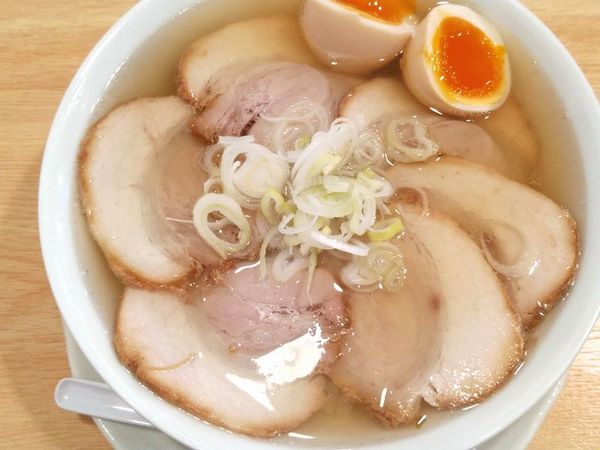 「味玉ラーメン＋焼豚（2枚）」@喜多方ラーメン 中田の写真