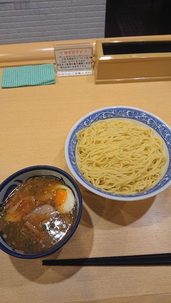 「特製つけ麺大盛」@中華そば 青葉 つくば店の写真