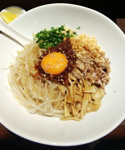 「まぜ (普通盛) 800円」@麺屋 やまもとの写真