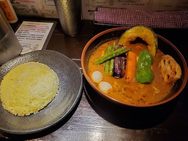 「チキン・レギュラー・ライスM・辛さ7」@ラマイ 横浜伊勢佐木モール店の写真