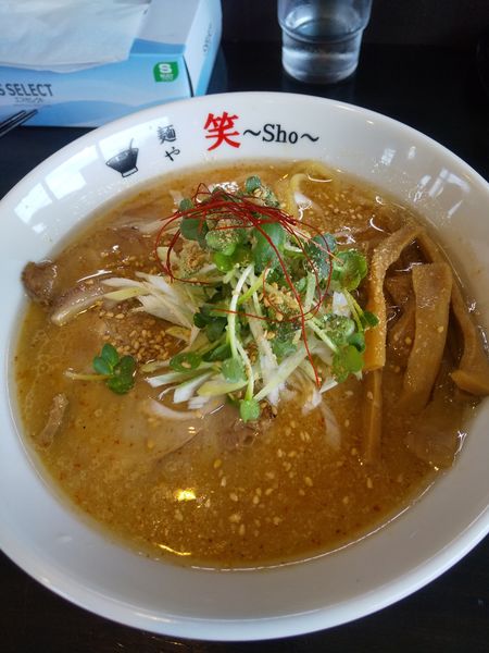 「みそらーめん800円」@麺や 笑 ～Sho～の写真