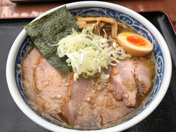 「肉中華麺中盛1000円」@つけ麺 秋山の写真