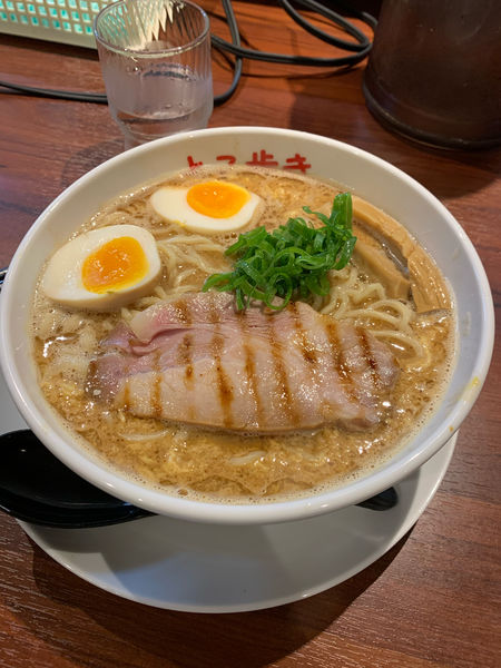 「カニ玉玉」@カニらーめん よこ歩きの写真