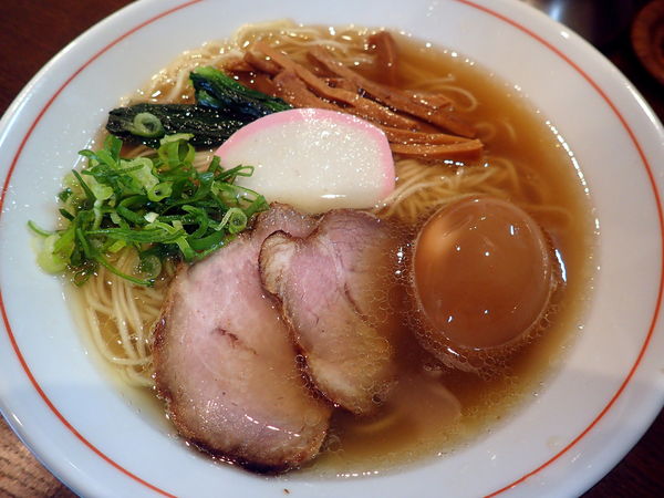 「塩そば＋味つけ玉子」@中華そば ながくらの写真