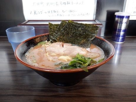 「並盛　朝ラー」@横浜家系らーめん 武術家の写真