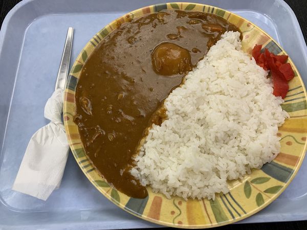 「カレーライス 550円」@空港食堂の写真