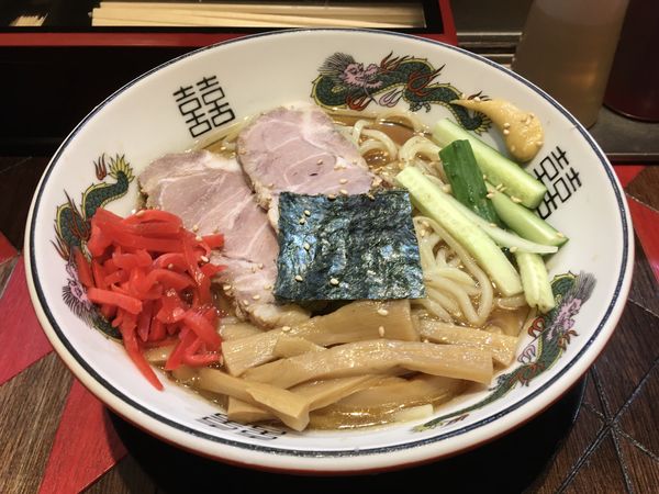 「冷やし中華」@オールドラーメンショップ 逆流の写真