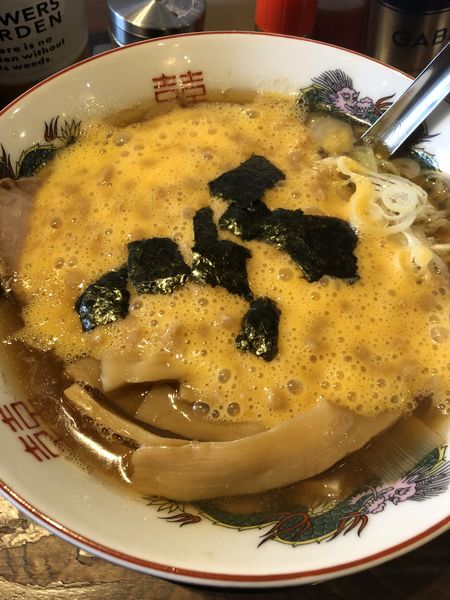 「納豆ラーメン」@オールドラーメンショップ 逆流の写真