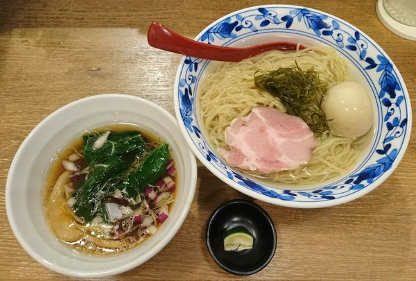 「貝出汁醤油つけ麺＋味玉」@貝出汁らぁ麺 虎武の写真