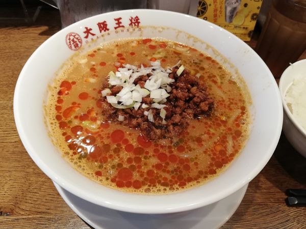 「ボンバー担々麺　限定」@大阪王将 志木店の写真