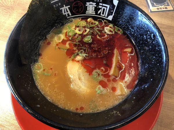 「赤河童ラーメン」@河童ラーメン本舗 寝屋川店の写真