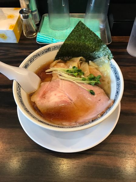 「ワンタン麺」@稲荷屋の写真