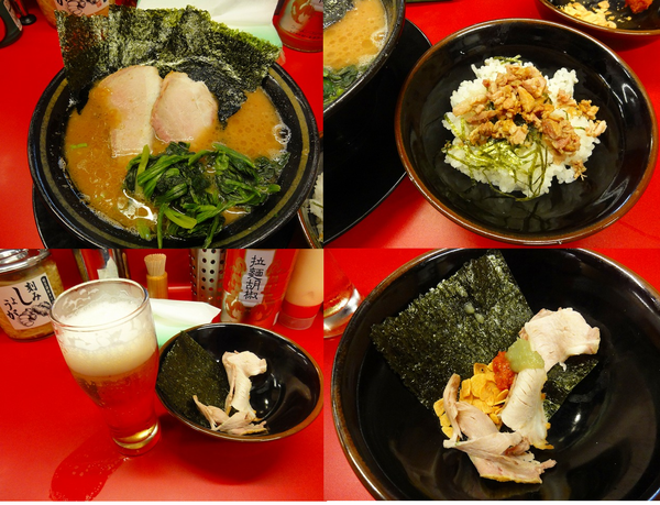 「ラーメン700円半チャーシューまぶし100円ビール200円」@柏 王道家の写真