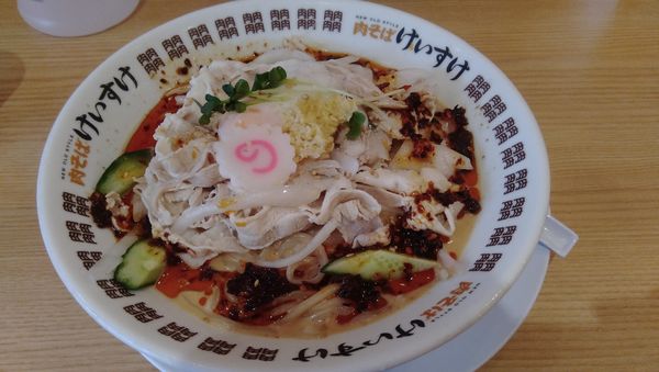 「冷やし坦々肉そば（950円）」@肉そば けいすけ 錦糸町店の写真