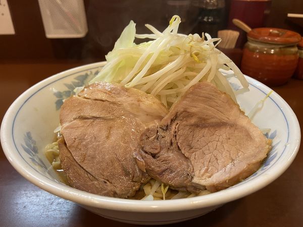 「らーめん（硬め ﾔｻｲw）」@らーめん陸の写真