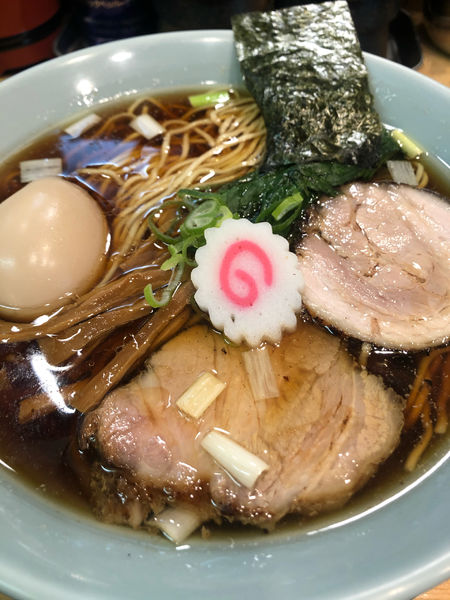 「味玉　中華そば　850円」@我的中華そば 机上の空論。の写真