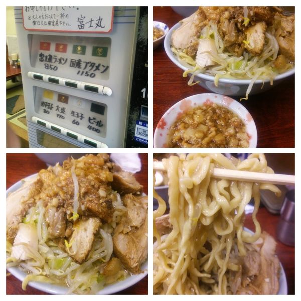 「国産ぶためん　あぶら」@ラーメン富士丸 神谷本店の写真